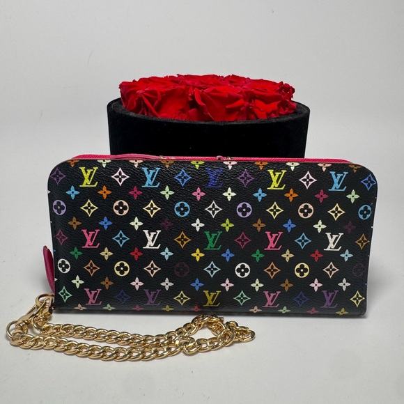 Louis Vuitton Handbags - SOLD Louis Vuitton Insolite Multicolor Monogram Wallet/Wristlet – Hot Pink
